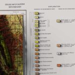 Santa Rosa 1963 :Shaded relief map – flat print (not a 3D raised map)