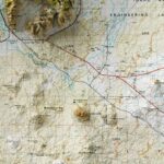 Idaho Falls Map 1955, Topography :Shaded relief map – flat print (not a 3D raised map)