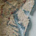 Appalachian Trail Map 1981, Topography :Shaded relief map – flat print (not a 3D raised map)