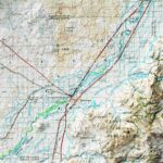 Idaho Falls Map 1955, Topography :Shaded relief map – flat print (not a 3D raised map)