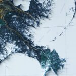 Louisiana 1984, Geology :Shaded relief map – flat print (not a 3D raised map)