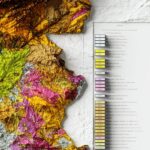Portugal Map 1971, Geology :Shaded relief map – flat print (not a 3D raised map)
