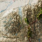 Appalachian Trail Map 1981, Topography :Shaded relief map – flat print (not a 3D raised map)