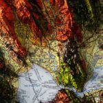Santa Rosa 1963 :Shaded relief map – flat print (not a 3D raised map)