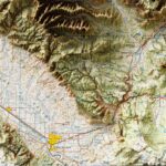 Grand Junction Mp 1962 :Shaded relief map – flat print (not a 3D raised map)