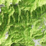 Ashland Map 1954, Topography :Shaded relief map – flat print (not a 3D raised map)