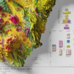 Big Bend Geologic Map 1979 :Shaded relief map – flat print (not a 3D raised map)