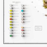 California Map1916, Geology :Shaded relief map – flat print (not a 3D raised map)