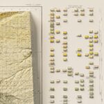 Colorado Geologic Map 1935 :Shaded relief map – flat print (not a 3D raised map)