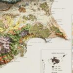 Cyprus Map 1969, Geology :Shaded relief map – flat print (not a 3D raised map)