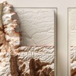 Grand Canyon National Park Map 1927, Topography :Shaded relief map – flat print (not a 3D raised map)