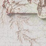 Grand Canyon Topographic Map 1962 :Shaded relief map – flat print (not a 3D raised map)