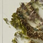 Greece Map 1965 :Shaded relief map – flat print (not a 3D raised map)