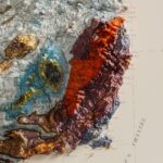 Ireland Map 1962, Geology :Shaded relief map – flat print (not a 3D raised map)