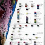 Madagascar Map 1957 :Shaded relief map – flat print (not a 3D raised map)
