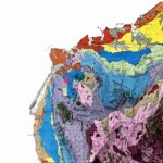 Madagascar Map 1957 :Shaded relief map – flat print (not a 3D raised map)
