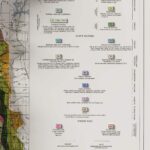Map Of Northern California 1953 :Shaded relief map – flat print (not a 3D raised map)
