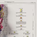 Map Of Northern California 1953 :Shaded relief map – flat print (not a 3D raised map)