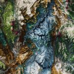 Utah Geologic Map 1980 :Shaded relief map – flat print (not a 3D raised map)