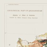 Afghanistan 1969, Geology :Shaded relief map – flat print (not a 3D raised map)