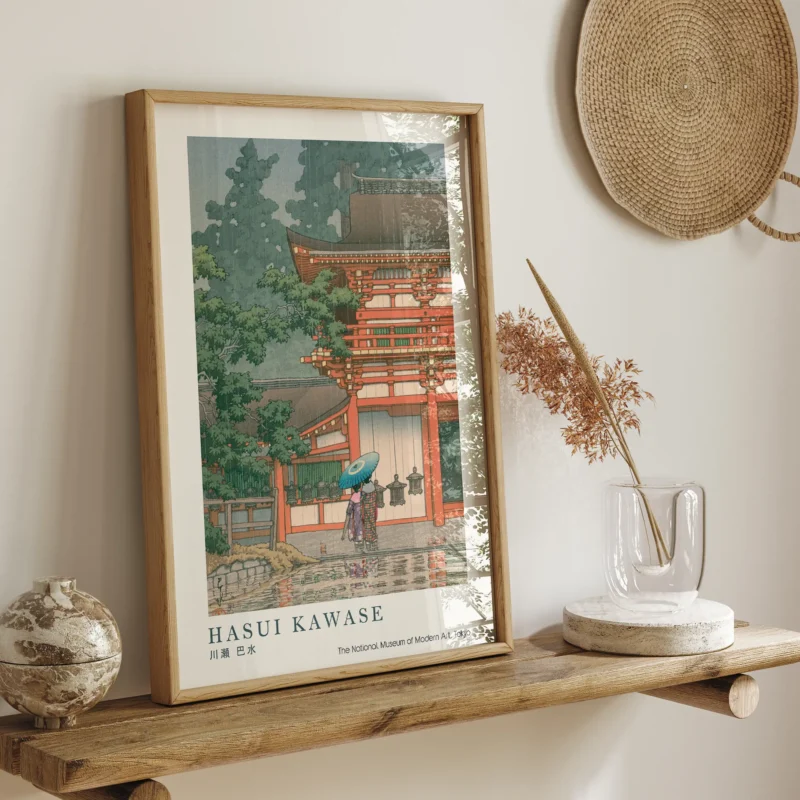 Kasuga Shrine in Nara :Hasui Kawase