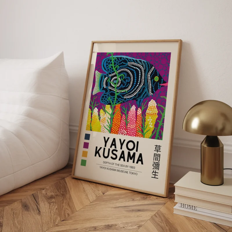 Blue Fish :Yayoi Kusama