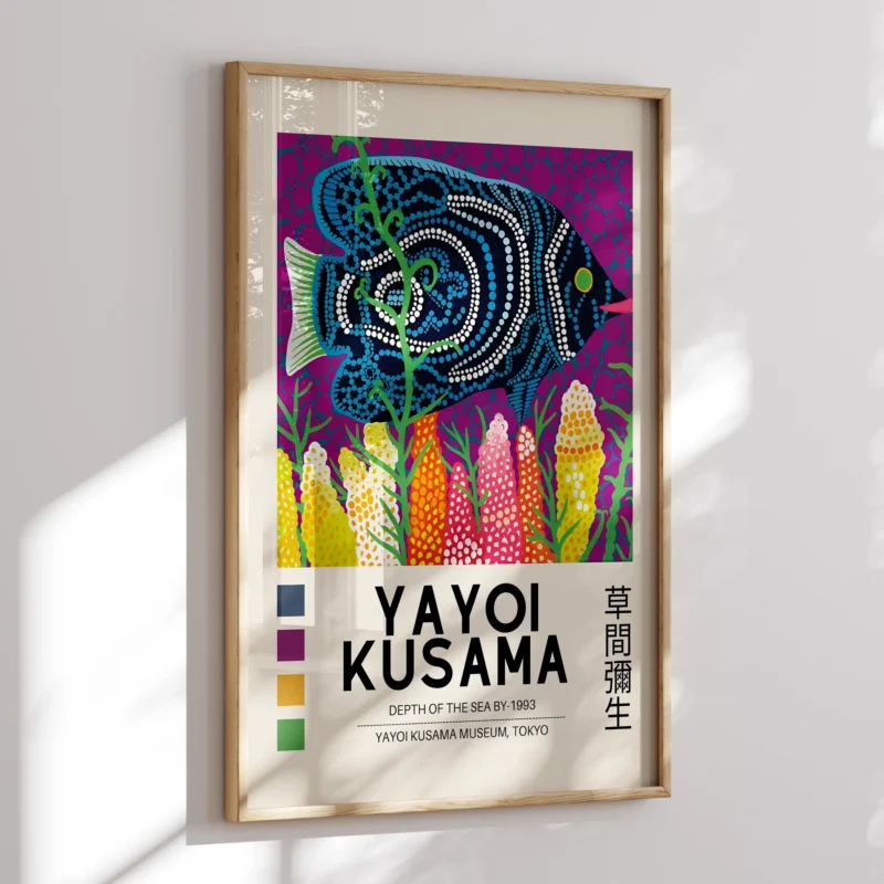 Blue Fish :Yayoi Kusama