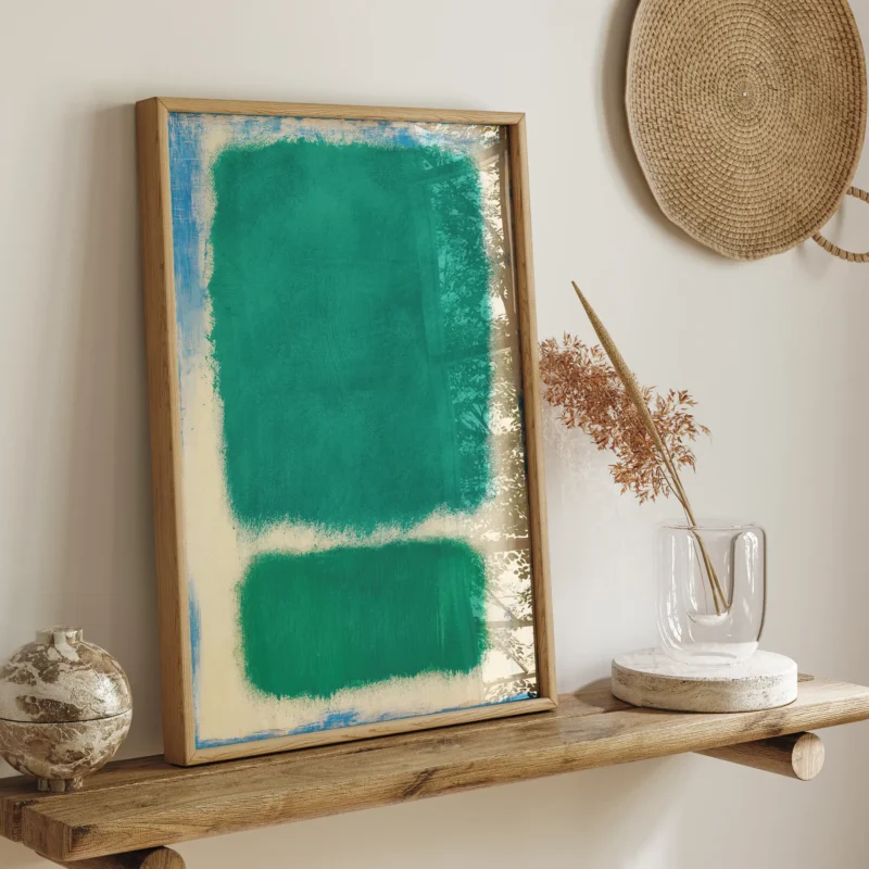 Blue, Beige And Green 1964 :Mark Rothko