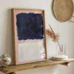 Blue And White Over Pink :Mark Rothko