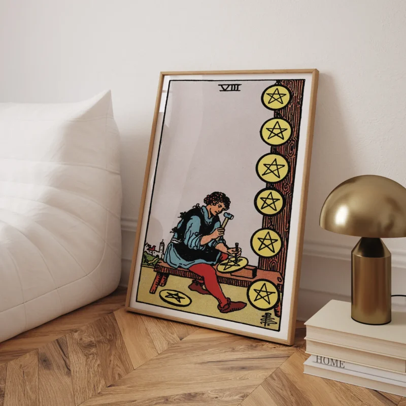 Eight of Pentacles :Tarot Card