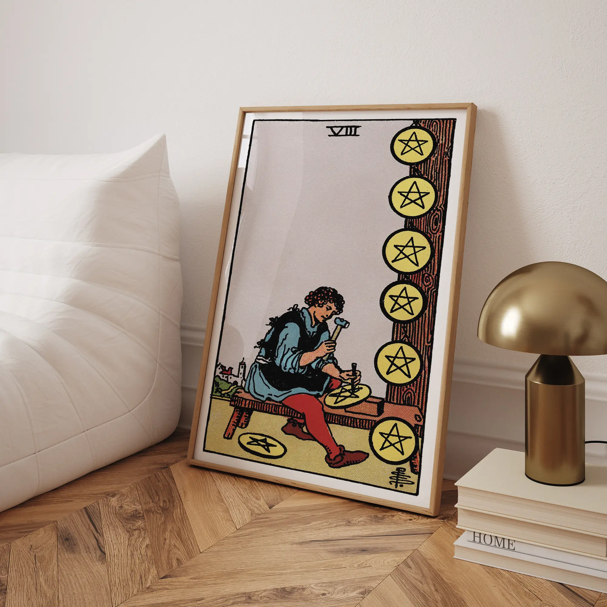 Eight of Pentacles :Tarot Card