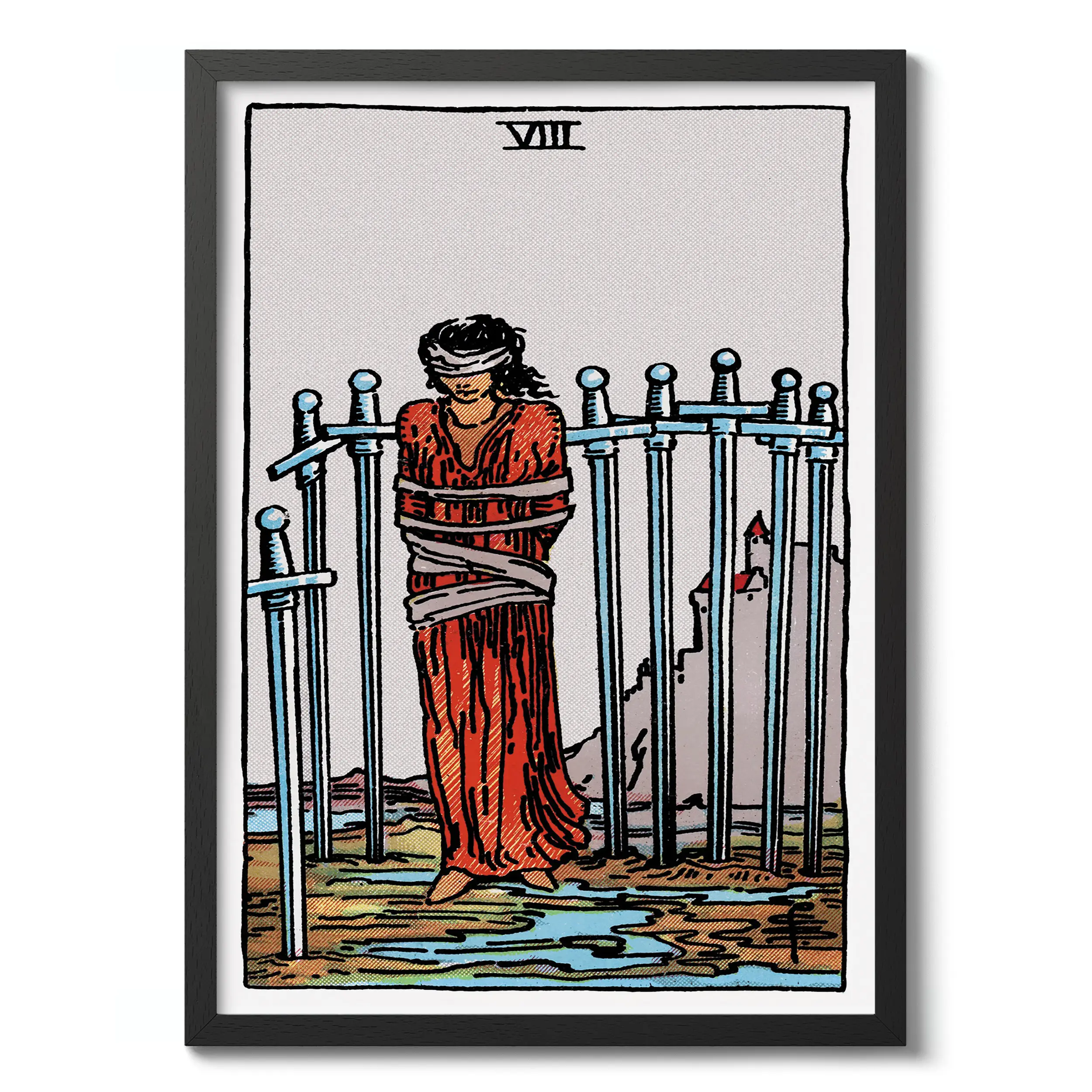 Eight of Swords :Tarot Card