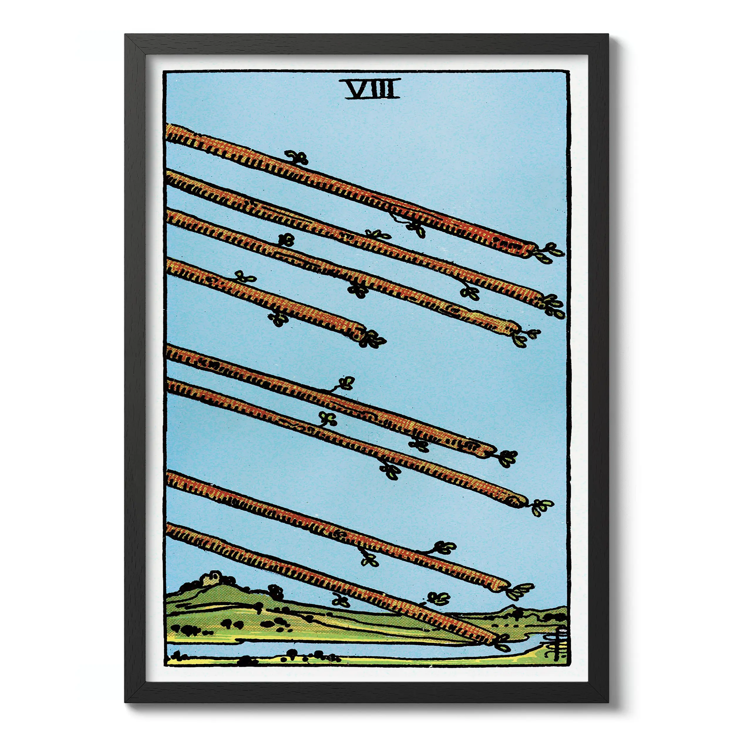 Eight of Wands :Tarot Card