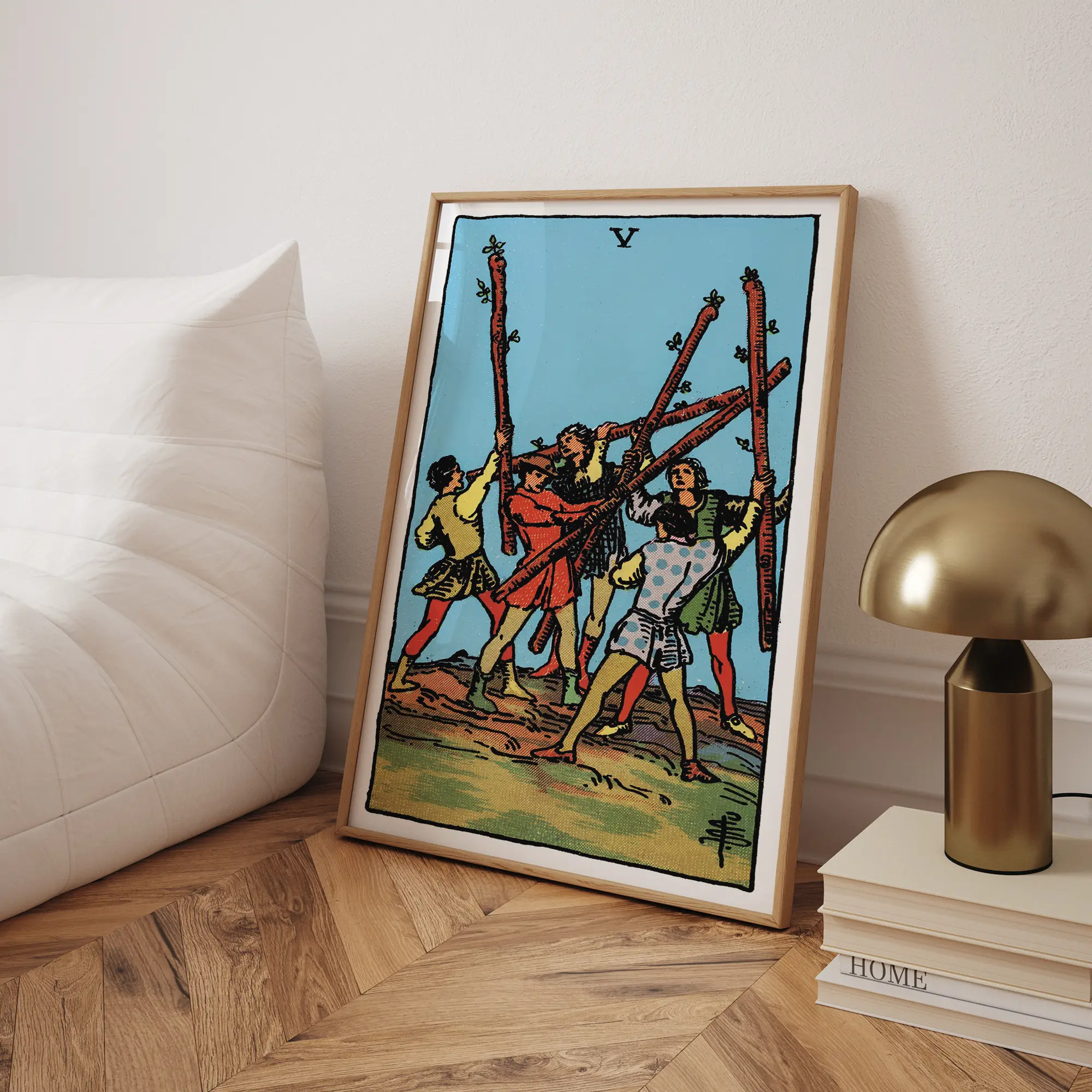Five of Wands :Tarot Card