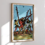 Five of Wands :Tarot Card
