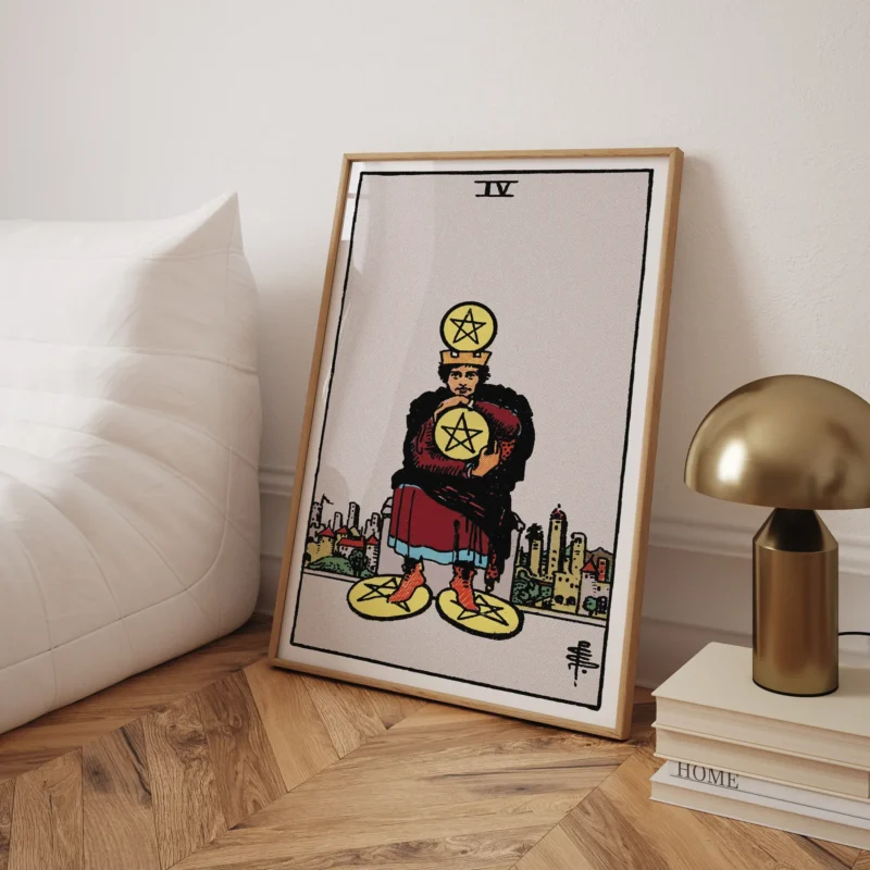 Four of Pentacles :Tarot Card