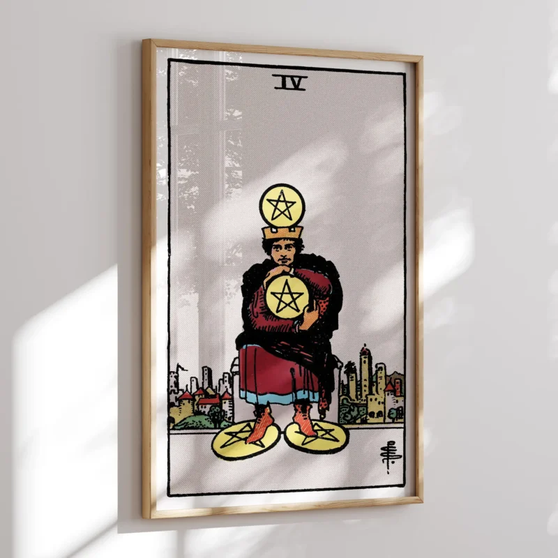 Four of Pentacles :Tarot Card