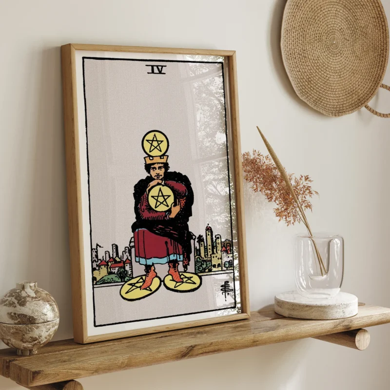 Four of Pentacles :Tarot Card