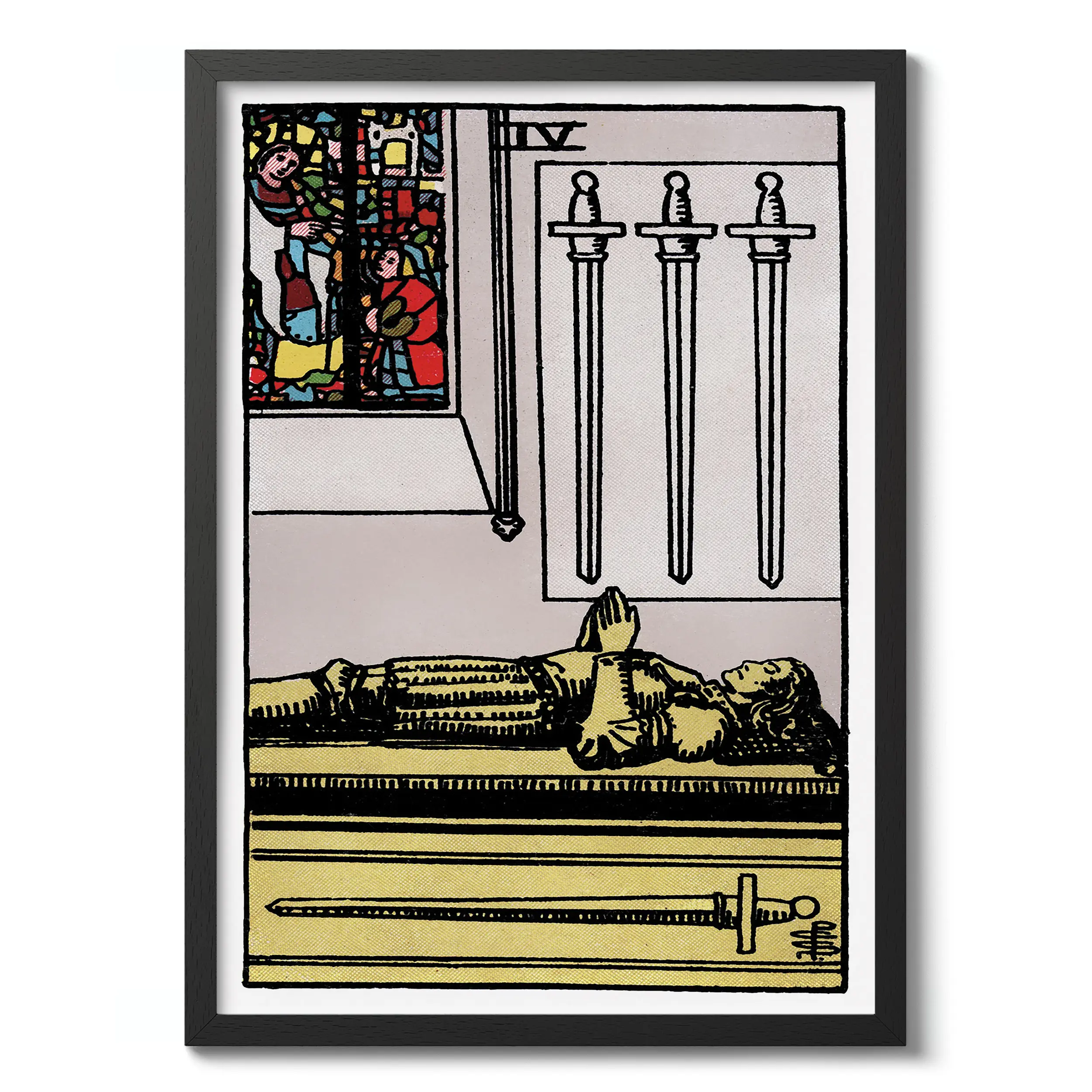 Four of Swords :Tarot Card