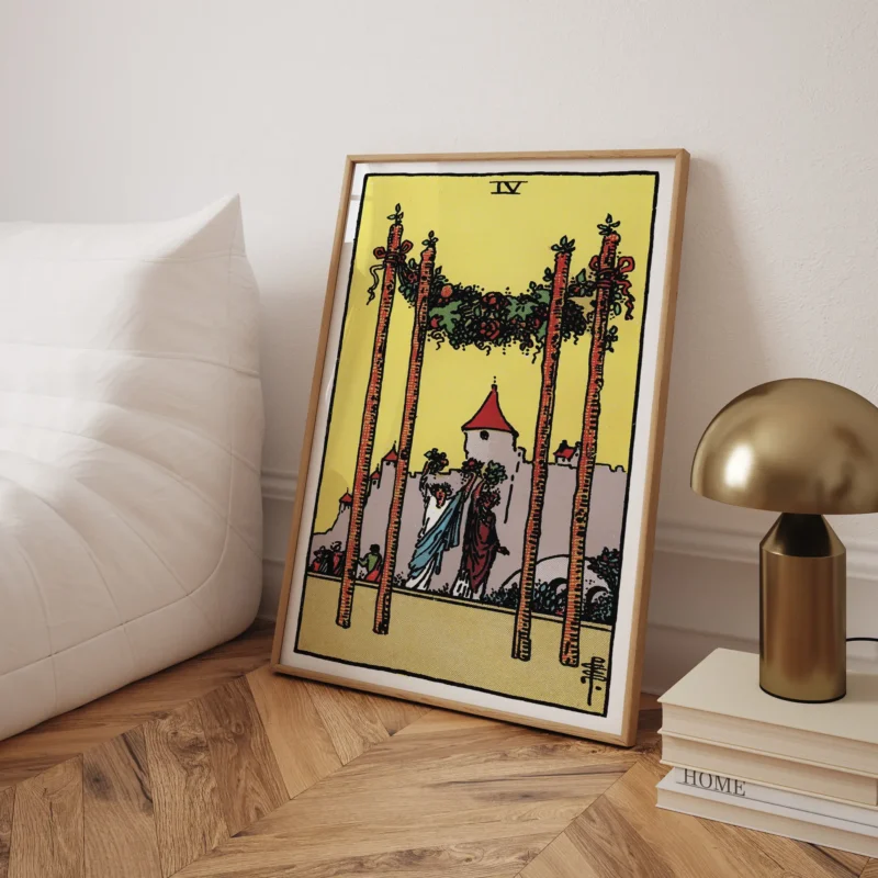 Four of Wands :Tarot Card