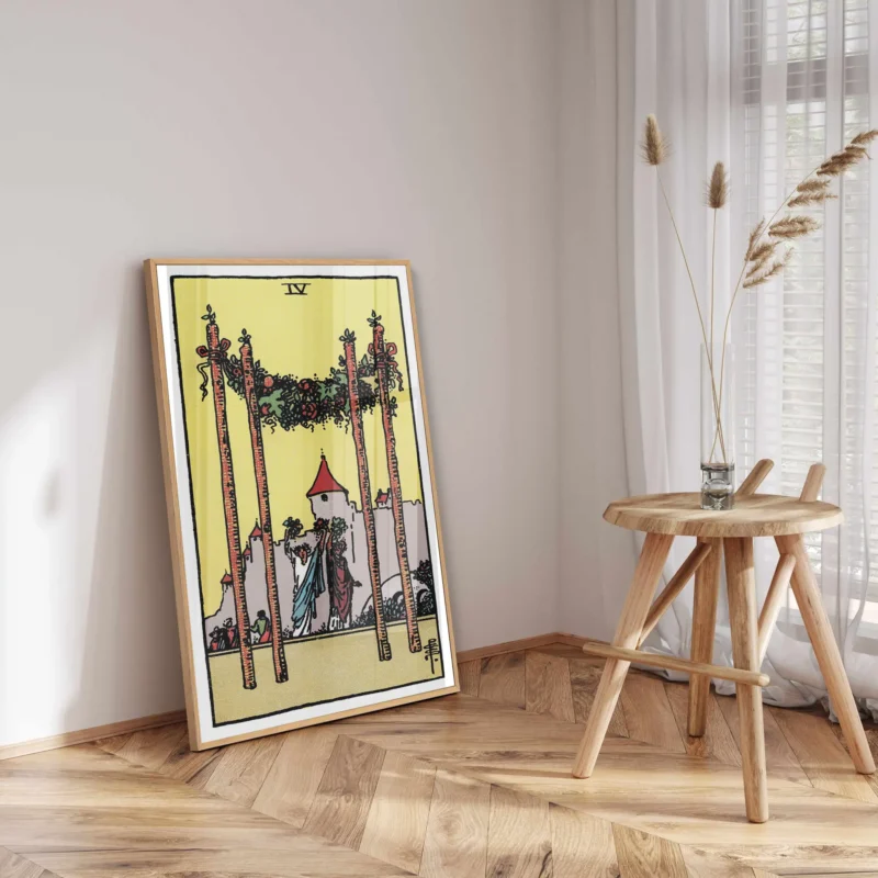 Four of Wands :Tarot Card