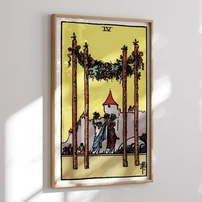 Four of Wands :Tarot Card