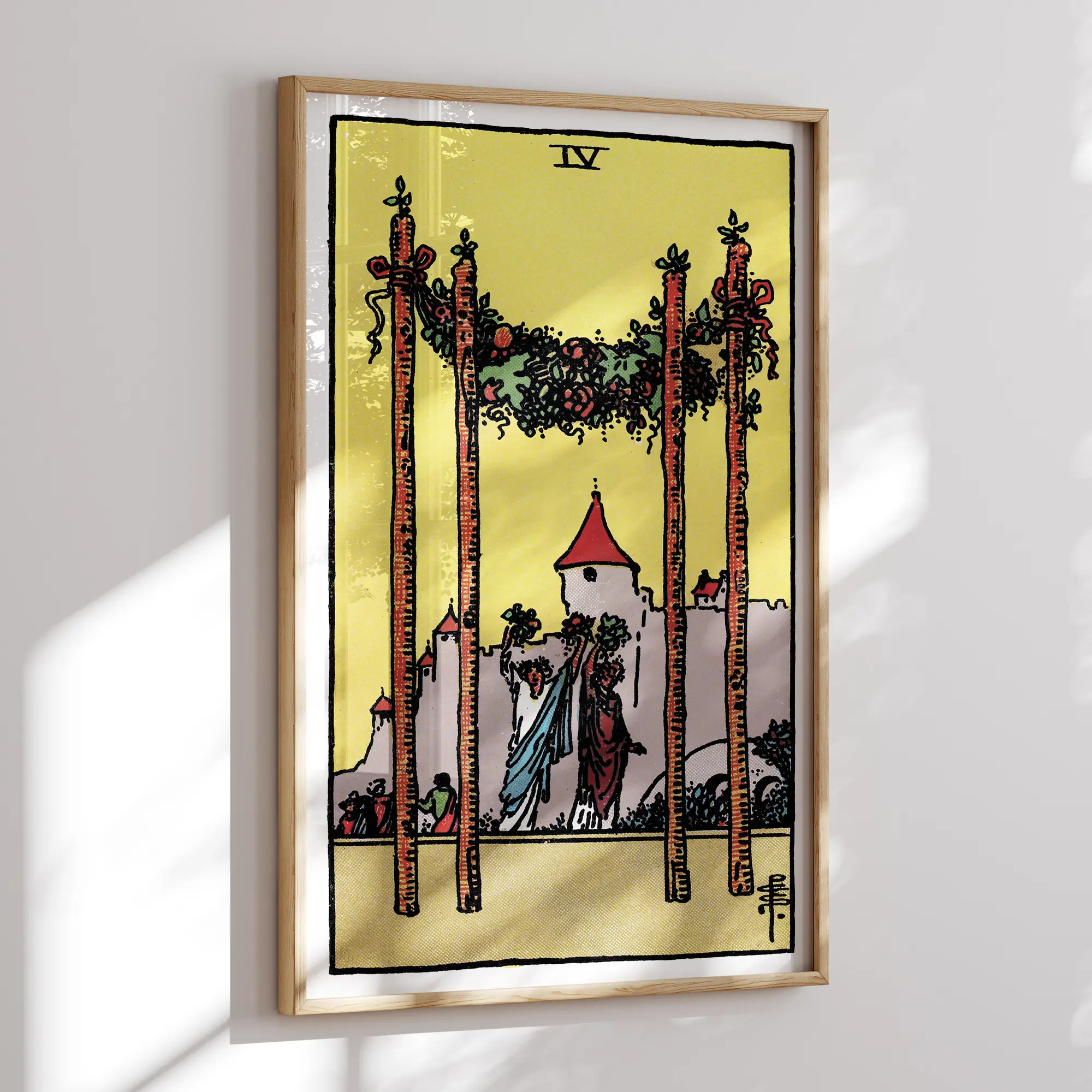 Four of Wands :Tarot Card