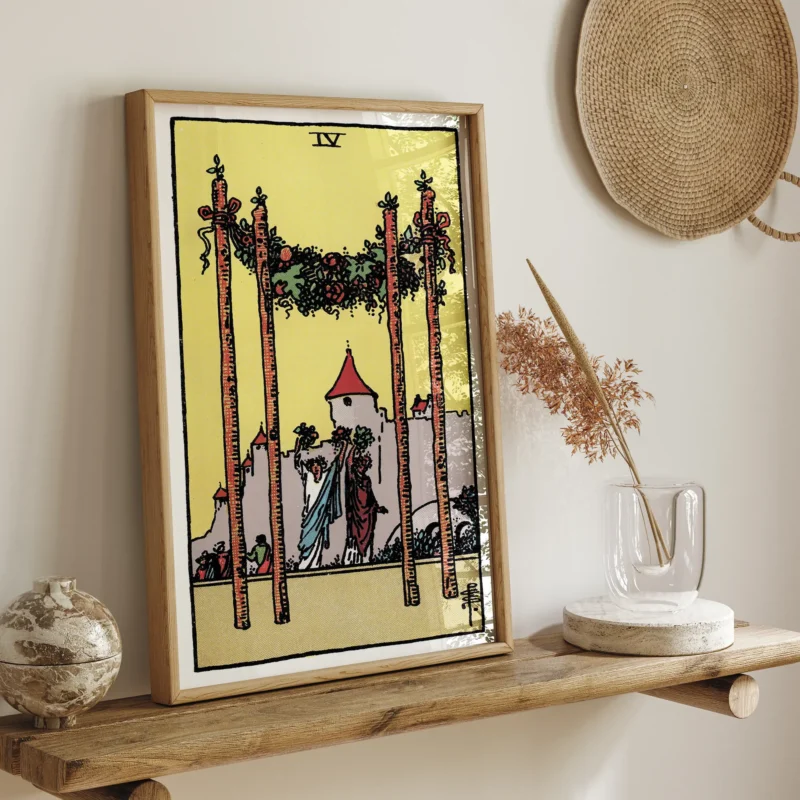 Four of Wands :Tarot Card