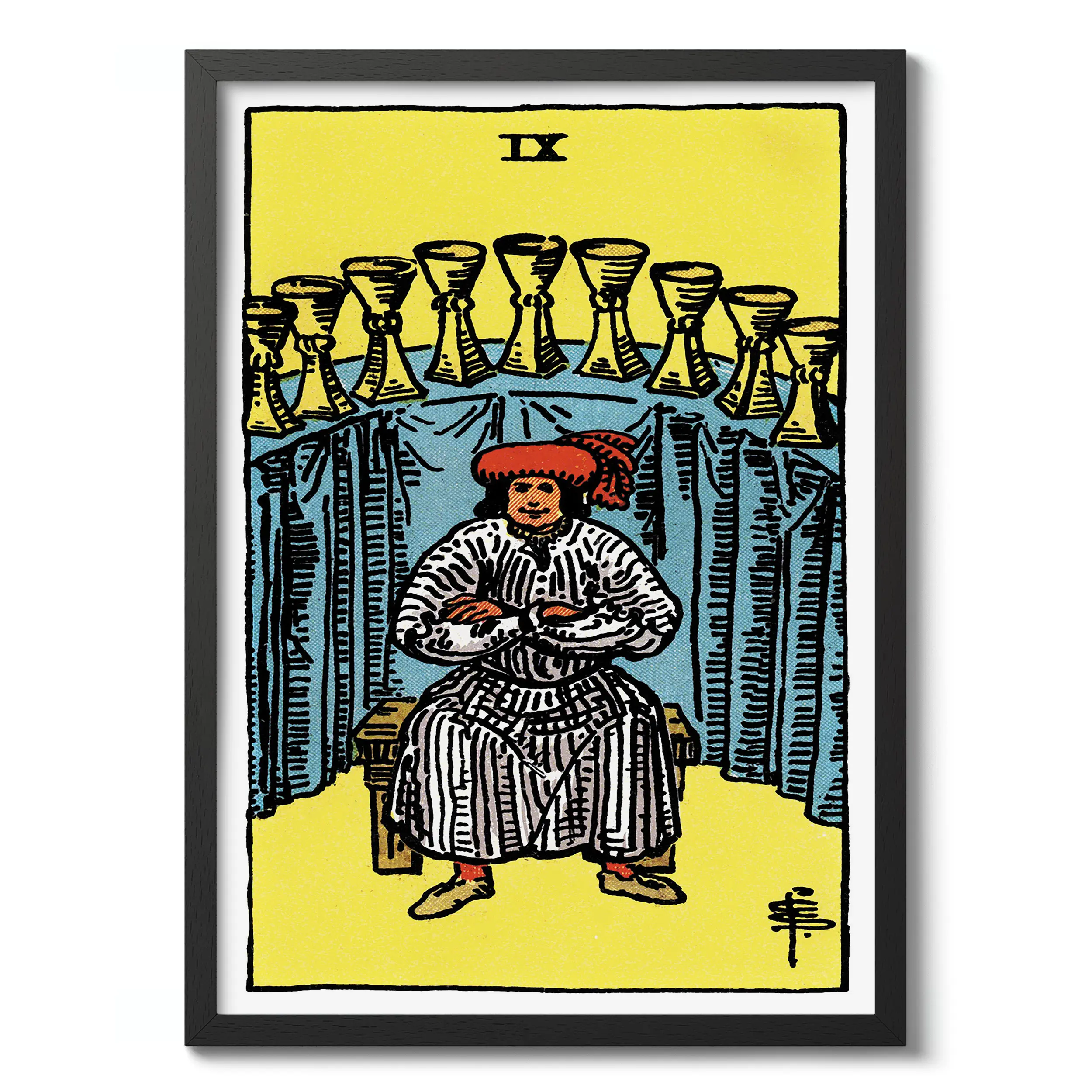 Nine of Cups :Tarot Card