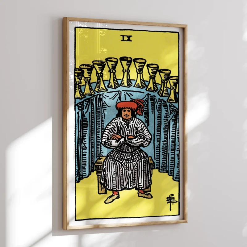Nine of Cups :Tarot Card