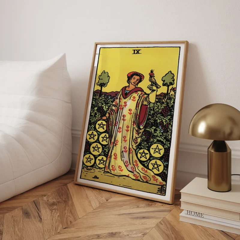 Nine of Pentacles :Tarot Card