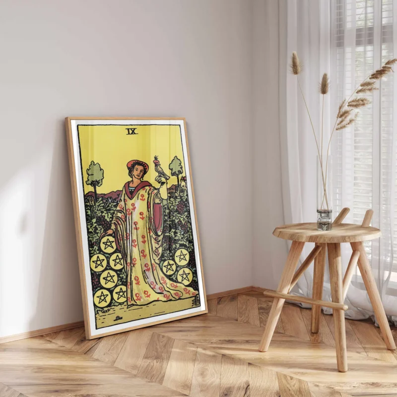 Nine of Pentacles :Tarot Card