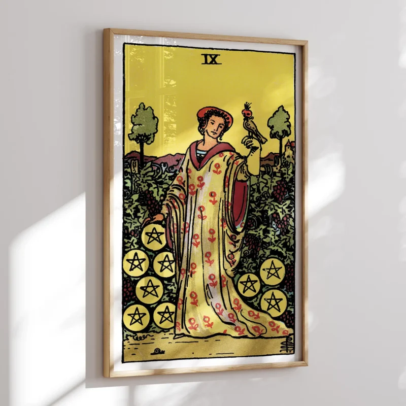 Nine of Pentacles :Tarot Card