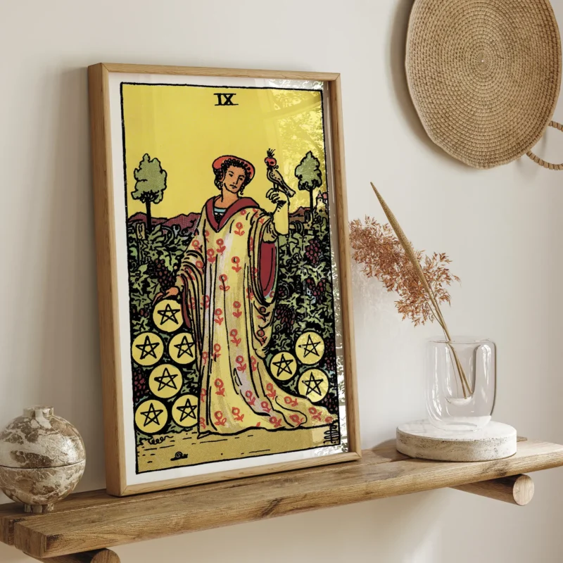 Nine of Pentacles :Tarot Card